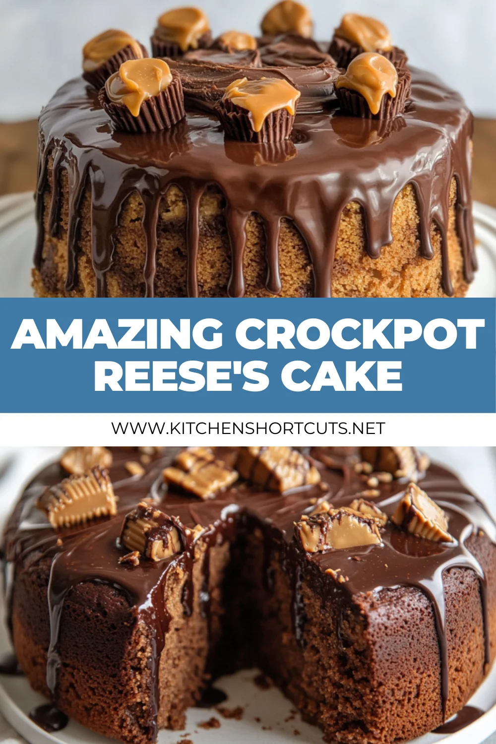 Crockpot Reese's cake