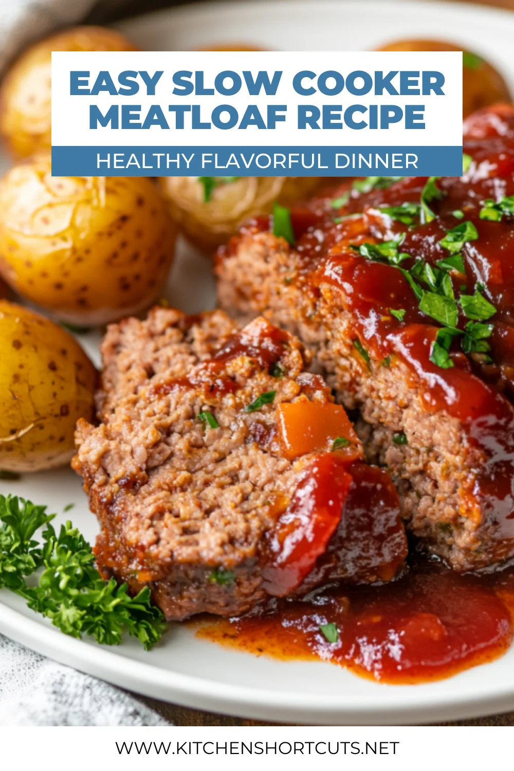 Healthy Slow Cooker Meatloaf