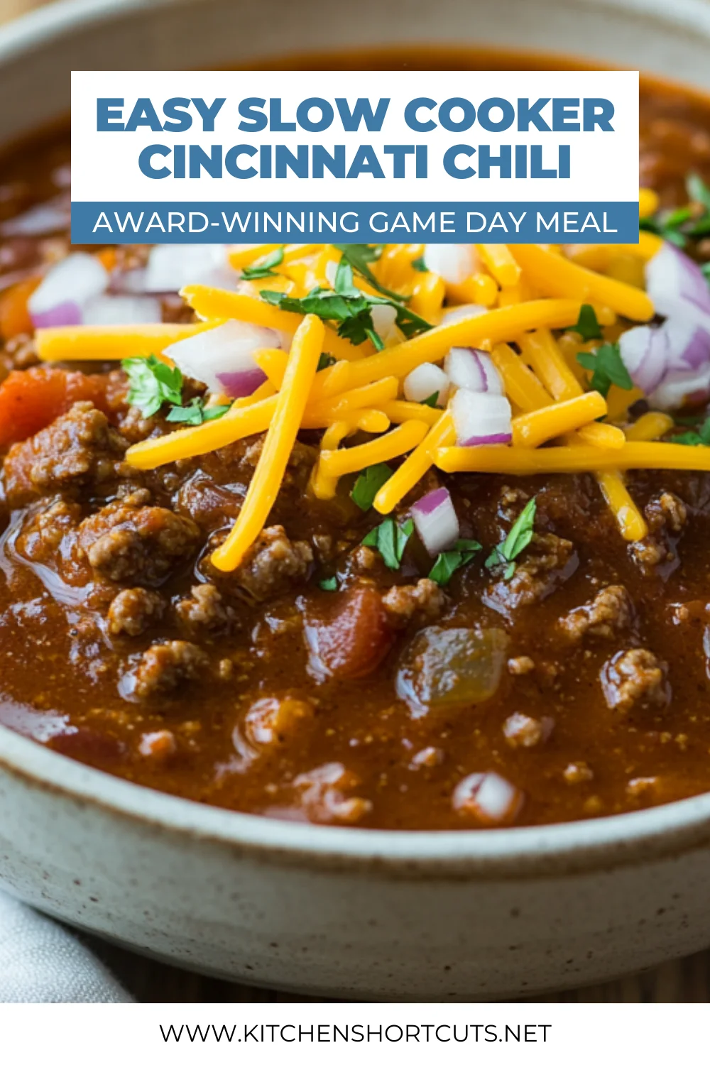 Slow Cooker Cincinnati Chili: Easy and Flavorful Weeknight Dinner Slow Cooker Cincinnati Chili