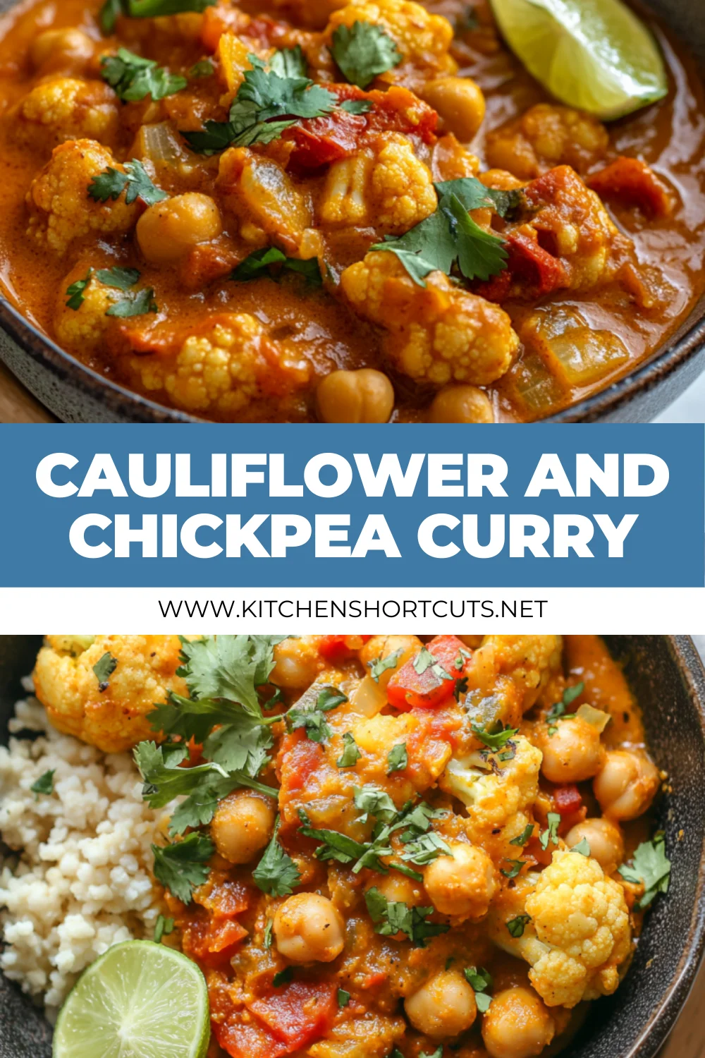 Slow Cooker Freezer-Pack Cauliflower and Chickpea Curry