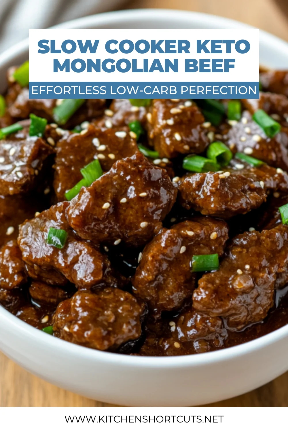 Slow Cooker Keto Mongolian Beef