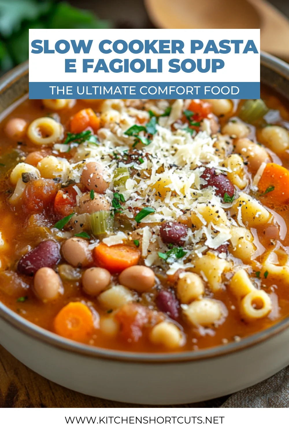 Slow Cooker Pasta e Fagioli Soup: The Ultimate Time-Saving Recipe Slow Cooker Pasta e Fagioli Soup