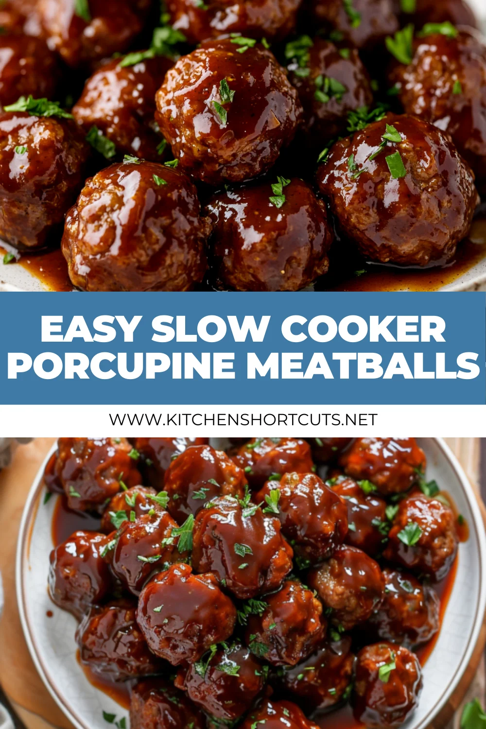 Slow Cooker Porcupine Meatballs - Easy, Tangy & Time-Saving Dinner Slow Cooker Porcupine Meatballs