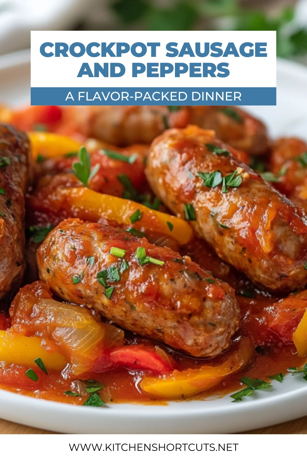 Slow Cooker Sausage And Peppers