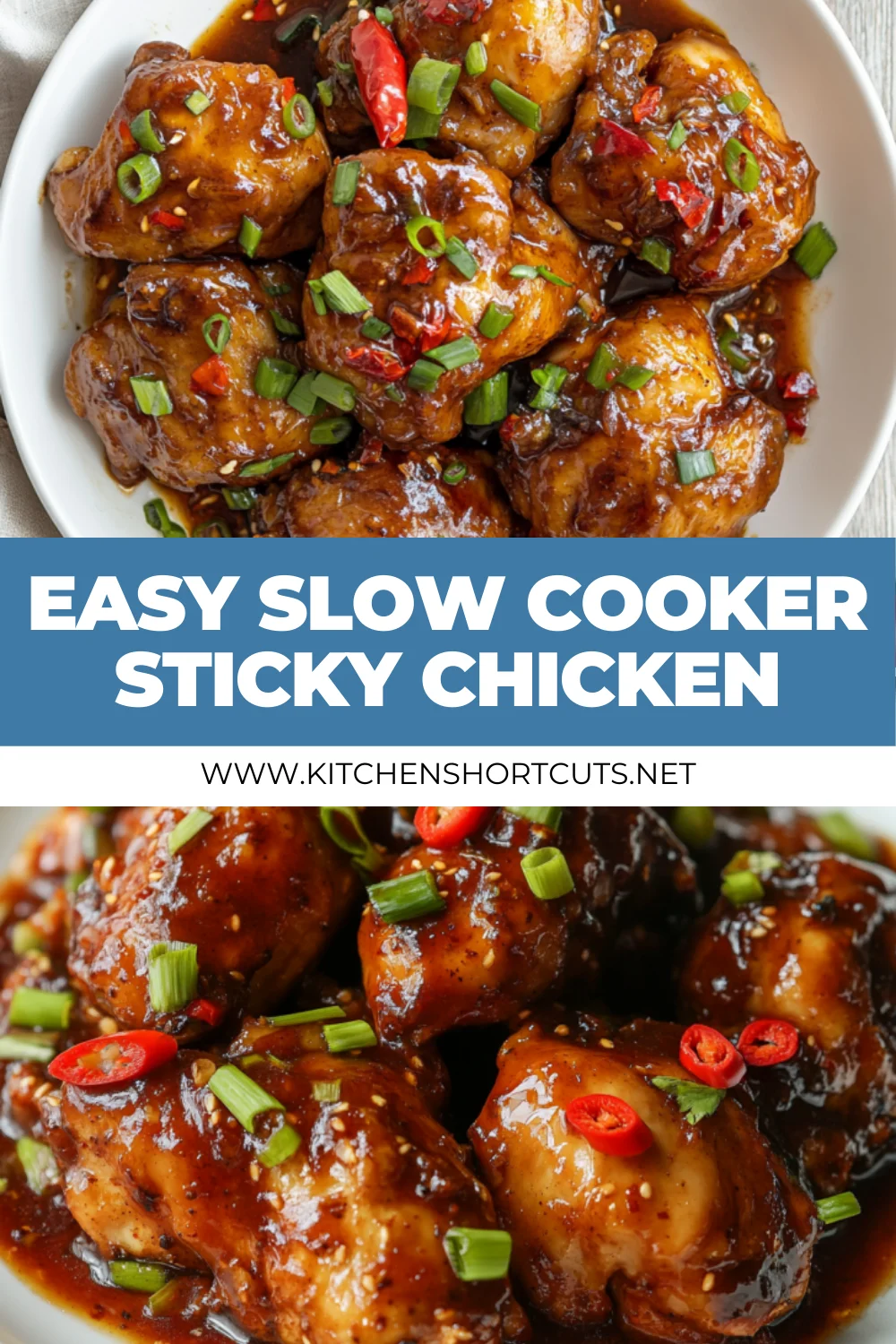 Slow Cooker Sticky Chicken: The Ultimate Time-Saving Recipe Slow Cooker Sticky Chicken