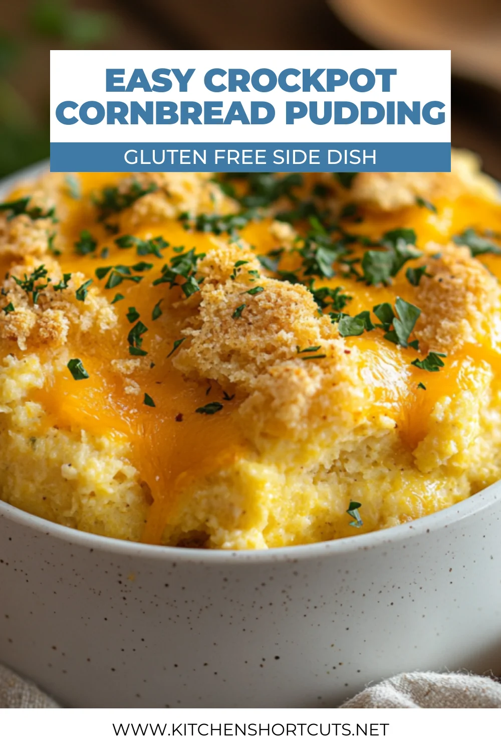 Crockpot Cornbread Pudding