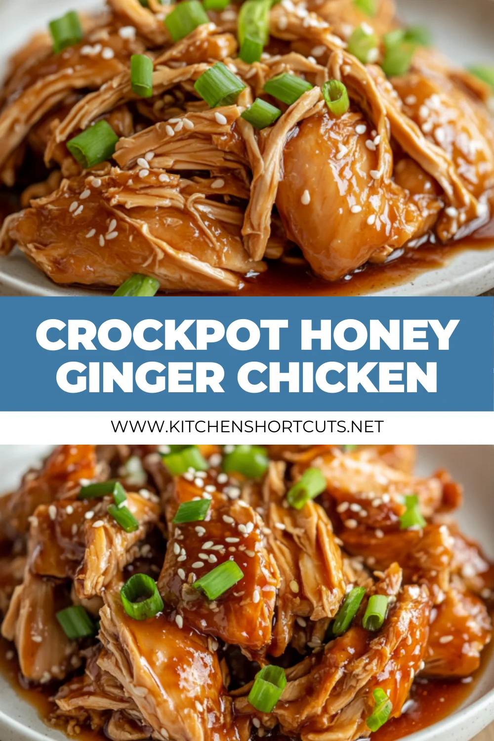 Crockpot Honey Ginger Chicken