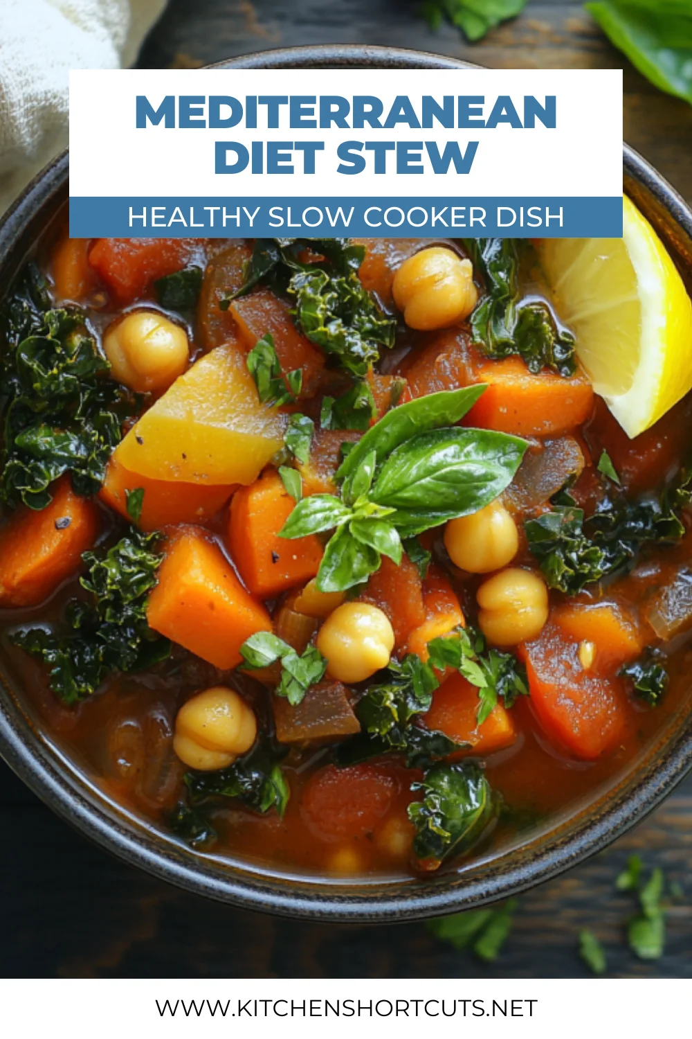 Slow Cooker Mediterranean Diet Stew